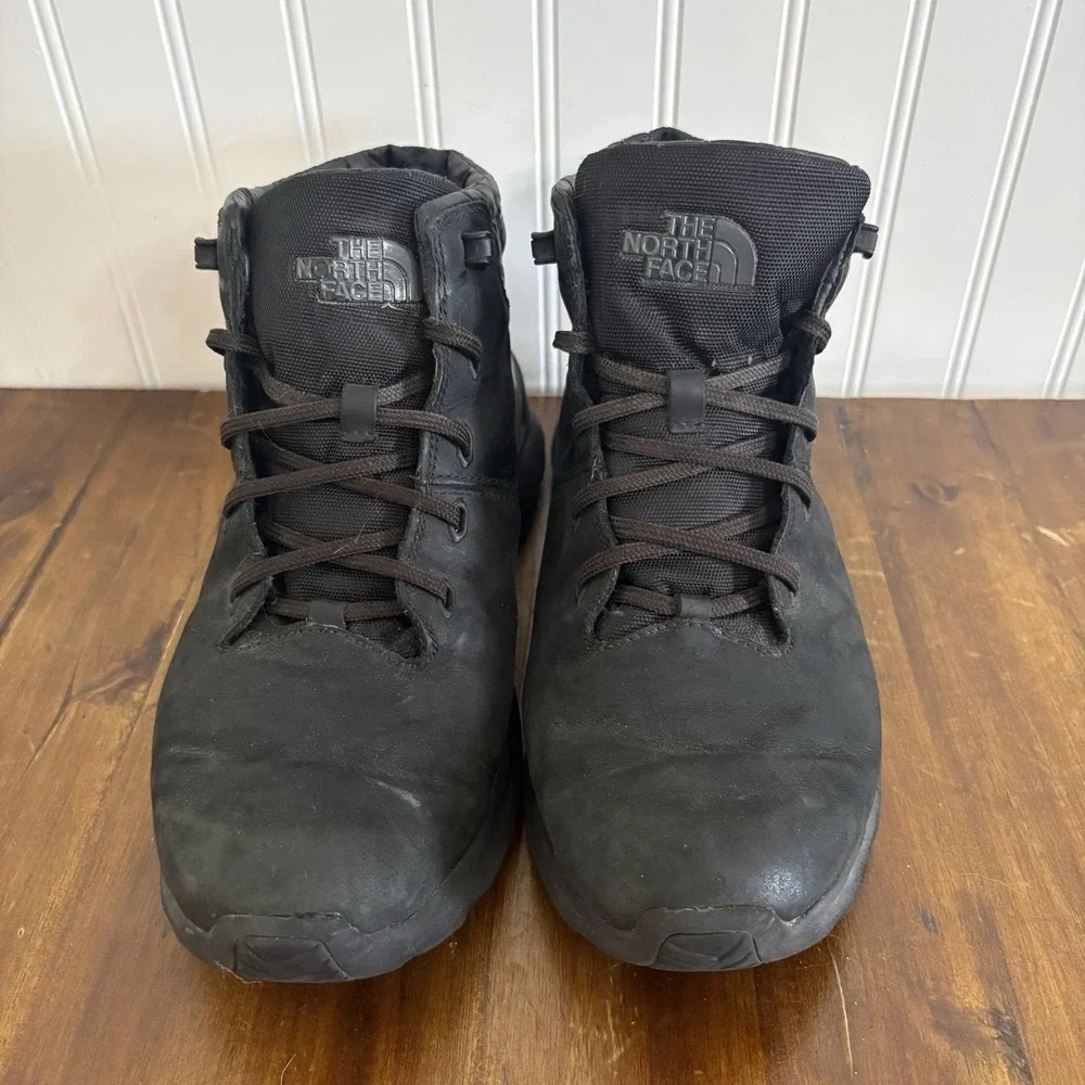 The North Face Thermoball Versa Chukka II Boots Mens 10.5 Waterproof Black Lace